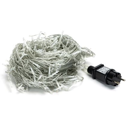 Brilagi - Cordão de luzes LED para exterior 400 LEDs/8 funções 23x0,6m IP44 branco quente
