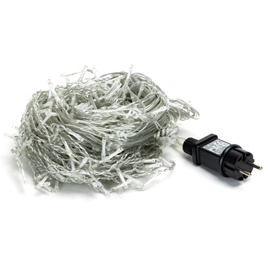 Brilagi - Cordão de luzes LED para exterior 400 LEDs/8 funções 23x0,6m IP44 branco quente
