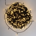 BRILAGI - Cordão de Natal LED para exterior 1000xLED/8 funções, 105 m, IP44, branco quente