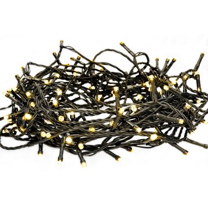 Brilagi - Cordão LED para exterior 200xLED/8 funções 23 m IP44 branco quente