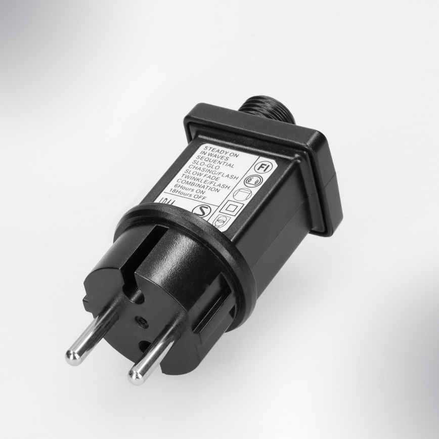 Brilagi - Cordão LED para exterior, 400 LEDs / 8 funções, 23 m, IP44, branco frio