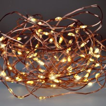 Brilagi - Corrente de Natal LED 100xLED 10m branco quente