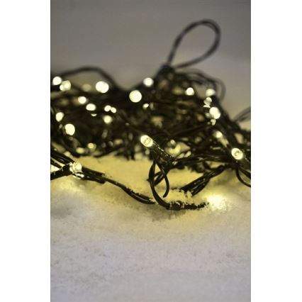 Brilagi - Corrente decorativa LED exterior 200xLED/8 funções 23 m IP44 branco quente