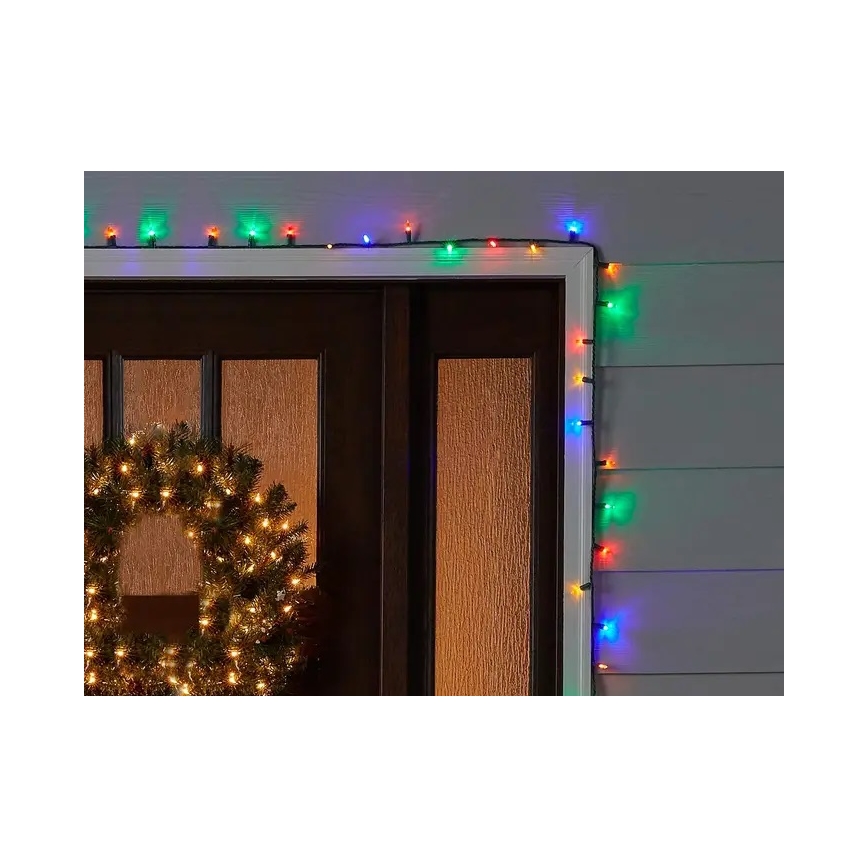 Brilagi - Corrente exterior de Natal LED 200xLED/2 funções 25m IP44 multicolor