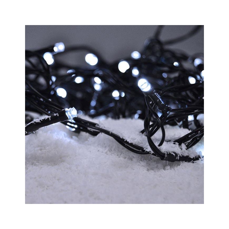 Brilagi - Corrente exterior de Natal LED 500xLED/8 funções 55m IP44 branco frio