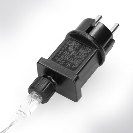 Brilagi - Corrente luminosa LED de Natal para exterior, 150 LEDs, 5 m, IP44, branco quente, efeito de fogos de artifício