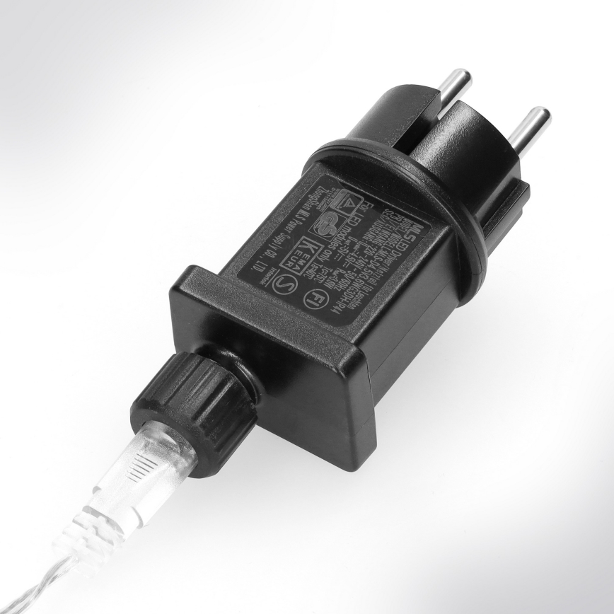 Brilagi - Corrente luminosa LED de Natal para exterior, 150 LEDs, 5 m, IP44, branco quente, efeito de fogos de artifício