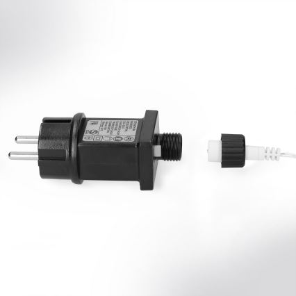 Brilagi - Corrente luminosa LED de Natal para exterior 400xLED/8 funções 23m IP44 branco quente