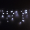 Brilagi - Cortina de Natal LED para exterior, 400 LEDs, 8 funções, 23 m, IP44, branco frio
