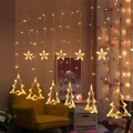 BRILAGI - Cortina exterior de Natal LED 138xLED/8 funções 5m IP44 branco quente