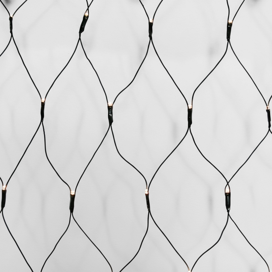 Brilagi - Cortina LED de Natal para exterior, 160 LEDs, 7x2 m, IP44, branco quente