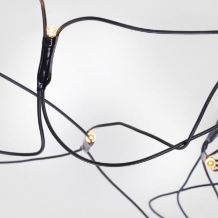 Brilagi - Cortina LED de Natal para exterior, 160 LEDs, 7x2 m, IP44, branco quente