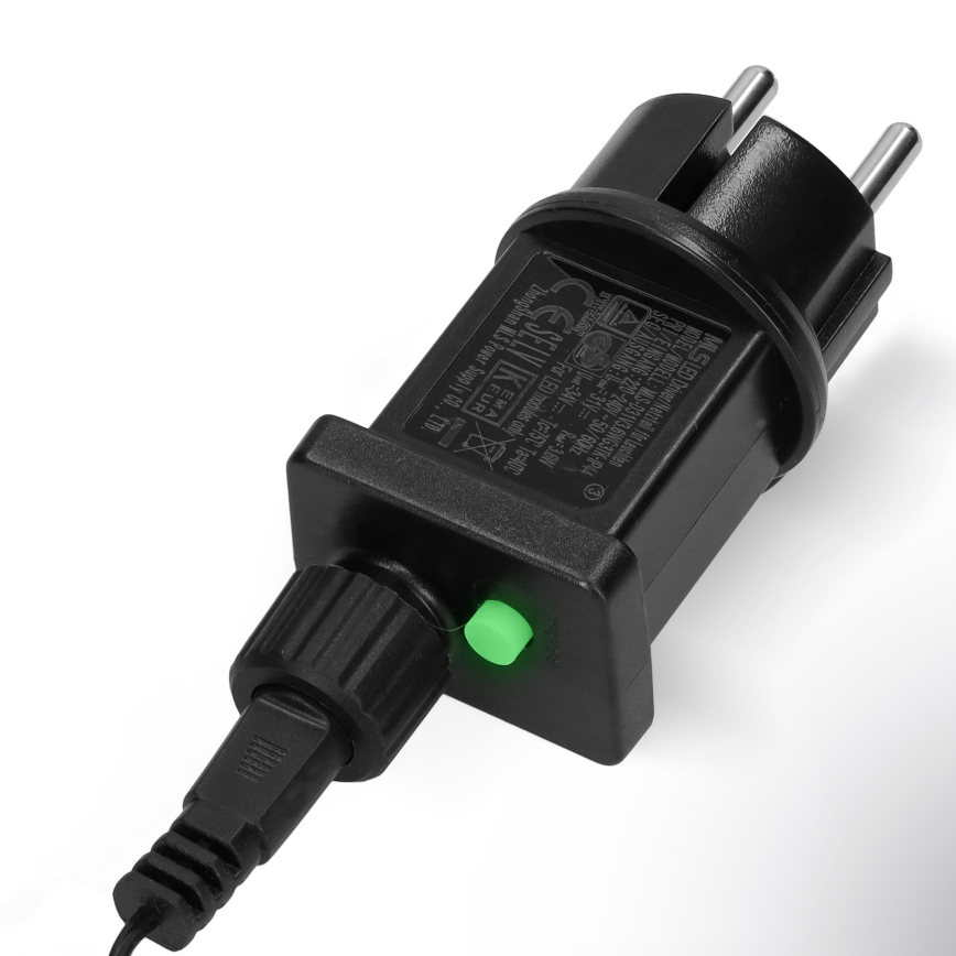 Brilagi - Cortina LED para exterior 160xLED 7x2m IP44, branco quente