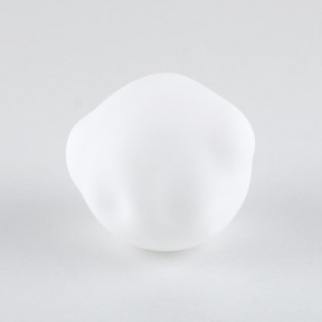 Brilagi - Cúpula de vidro de substituição para lustre, aplique de parede e candeeiro de teto VULCANO G9, Ø 15 cm, branca