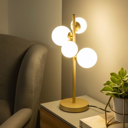 BRILAGI - Vidro de reposição para lustre, aplique de parede e candeeiro MISTEL, MILLA Ø 15 cm branco