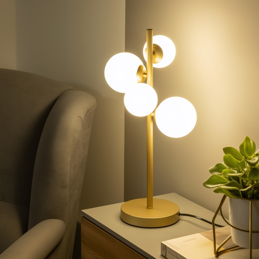 BRILAGI - Vidro de reposição para lustre, aplique de parede e candeeiro MISTEL, MILLA Ø 15 cm branco