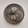 Brilagi - Cúpula de vidro de substituição para lustre e candeeiro MALIVA E14, diâmetro 13 cm, fumê