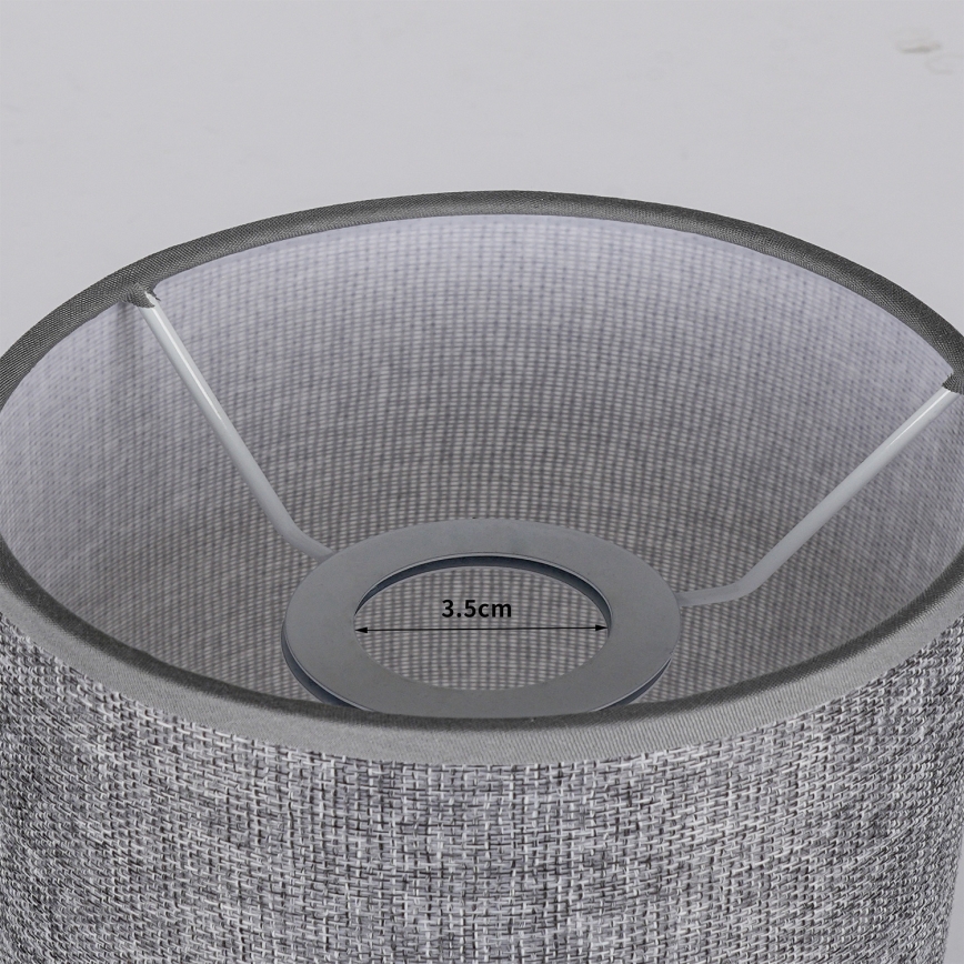 Brilagi - Cúpula para candeeiro de mesa TABLON E27 Ø 14 cm cinzenta