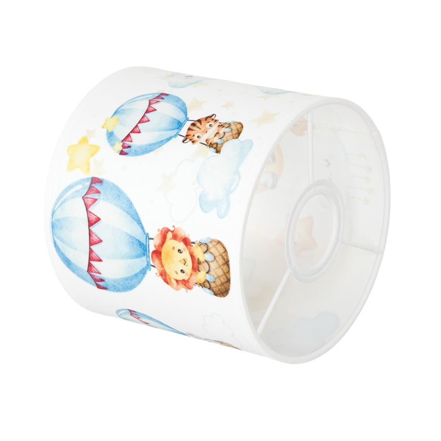 Brilagi - Cúpula universal BOBO E27 diâmetro 15 cm branca/com motivos de animais
