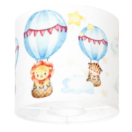 Brilagi - Cúpula universal BOBO E27 diâmetro 15 cm branca/com motivos de animais