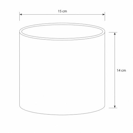 Brilagi - Cúpula universal BOBO E27 diâmetro 15 cm branco com estampa de unicórnios