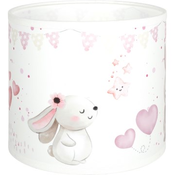 Brilagi - Cúpula universal BOBO E27 diâmetro 15 cm creme/coelhinhos