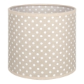 Brilagi - Cúpula universal BOBO E27 Ø 15 cm bege/bolinhas