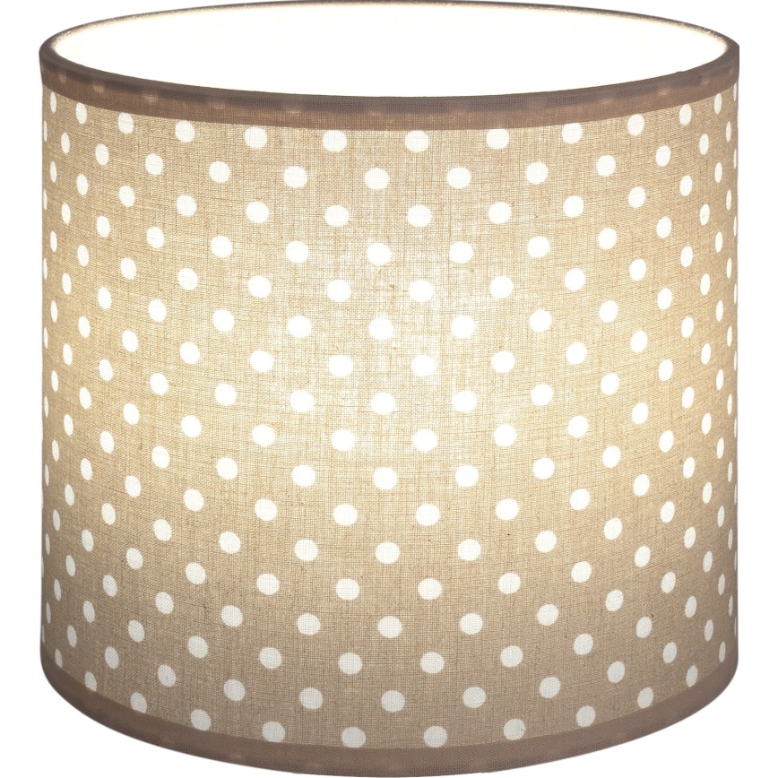 Brilagi - Cúpula universal BOBO E27 Ø 15 cm bege/bolinhas