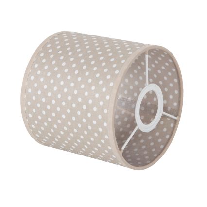 Brilagi - Cúpula universal BOBO E27 Ø 15 cm bege/bolinhas