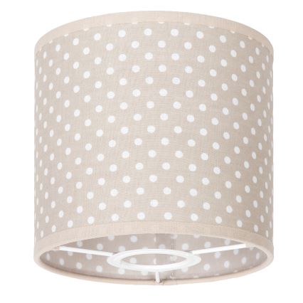 BRILAGI - Cúpula universal BOBO E27 Ø 15 cm bege/bolinhas