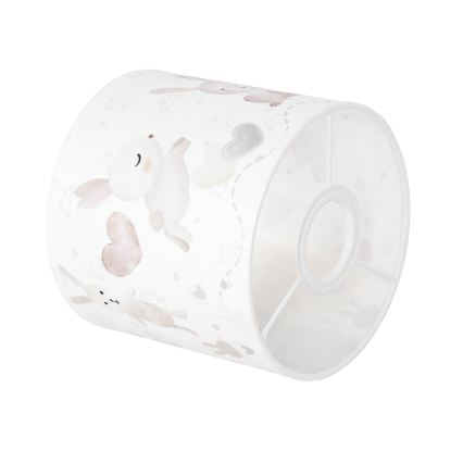 Brilagi - Cúpula universal BOBO E27 Ø 15 cm branco/coelhinhos