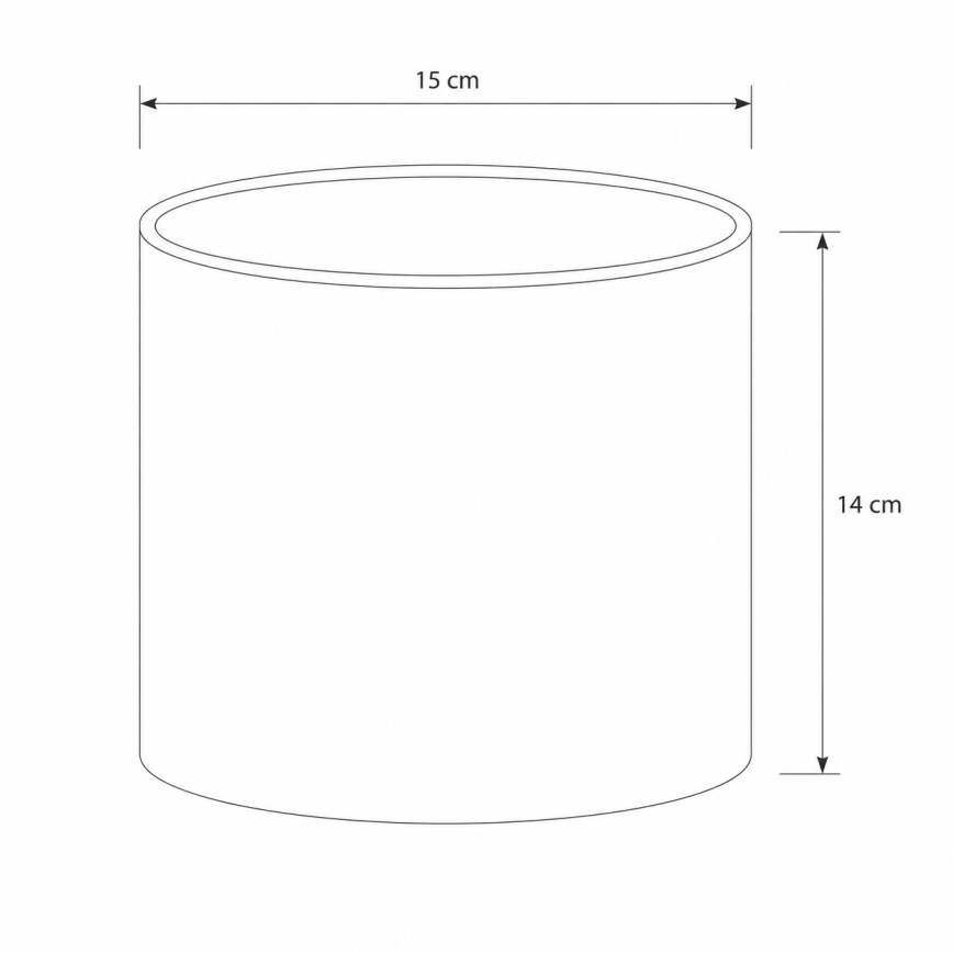 Brilagi - Cúpula universal BOBO E27 Ø 15 cm branco/coelhinhos