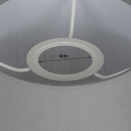 Brilagi - Cúpula universal NUBILA E27 15,5 x 14 cm, cinzento claro