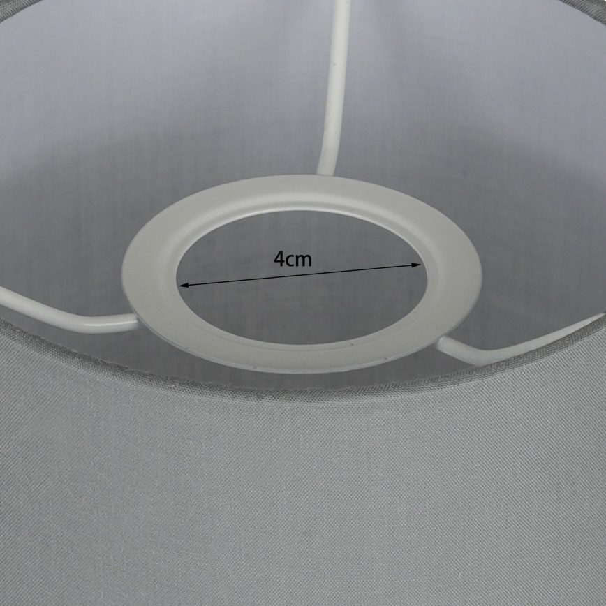 Brilagi - Cúpula universal NUBILA E27 15,5 x 14 cm, cinzento claro