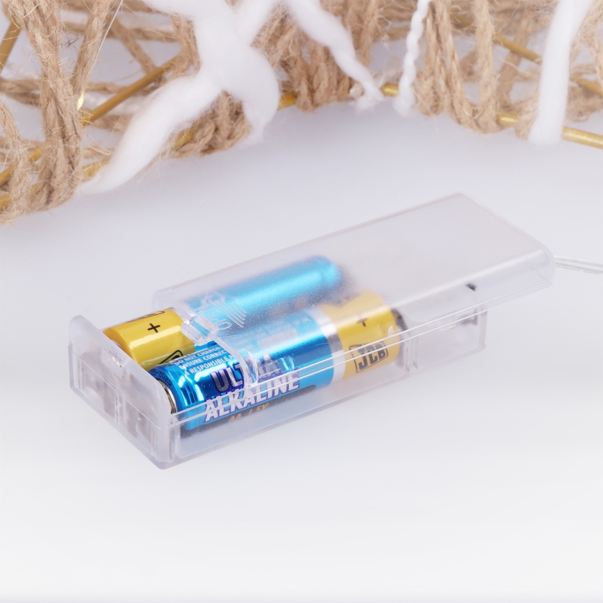 Brilagi - Decoração de Natal LED/2xAA 30x28 cm estrela