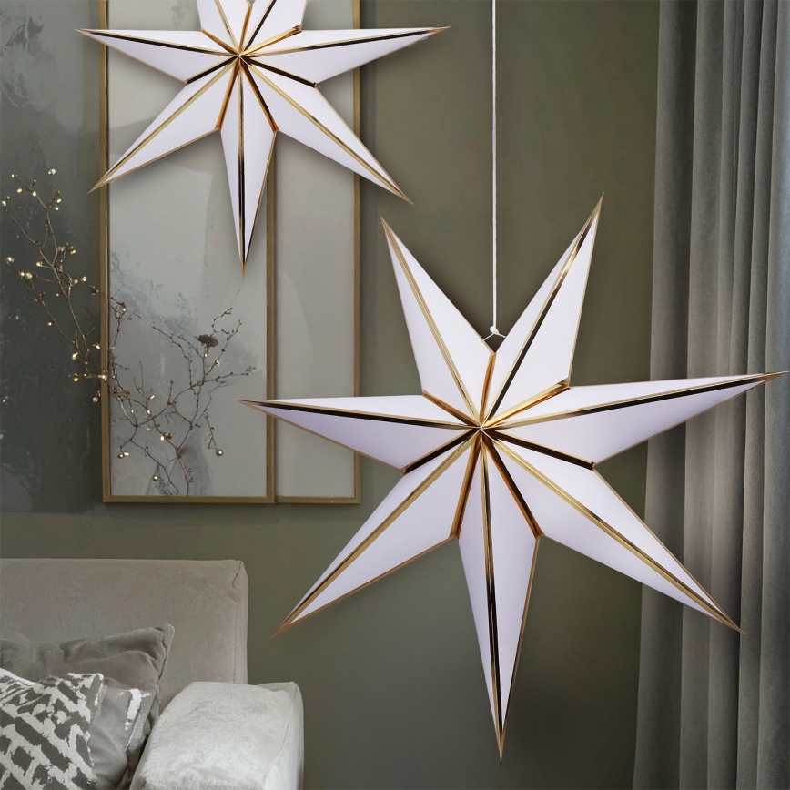 Brilagi - Decoração de Natal LED/2xAA 70 cm estrela