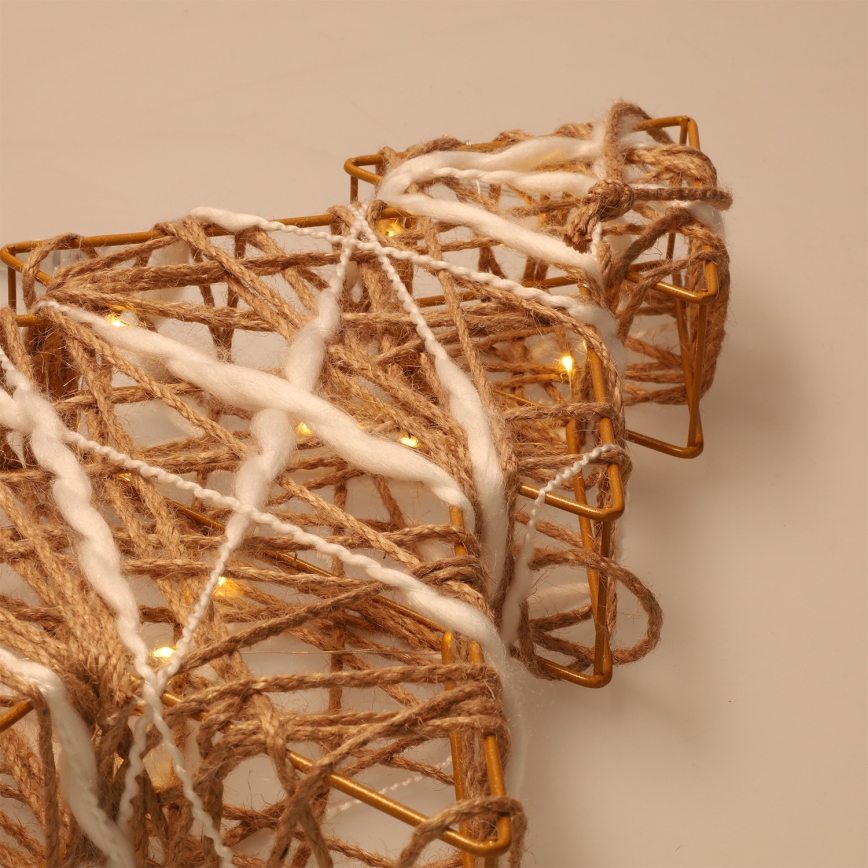 Brilagi - Decoração de Natal LED/2xAA, árvore de 34x31 cm