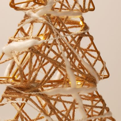 Brilagi - Decoração de Natal LED/2xAA, árvore de 34x31 cm