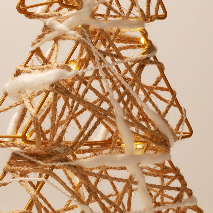 Brilagi - Decoração de Natal LED/2xAA, árvore de 34x31 cm