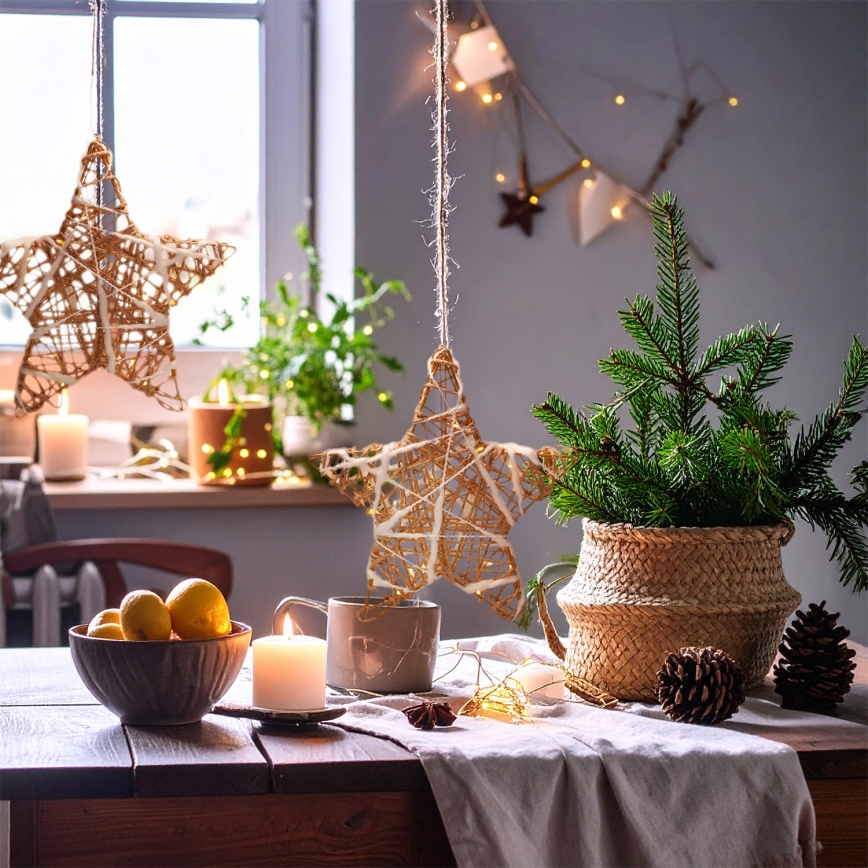 Brilagi - Decoração de Natal LED/2xAA estrela