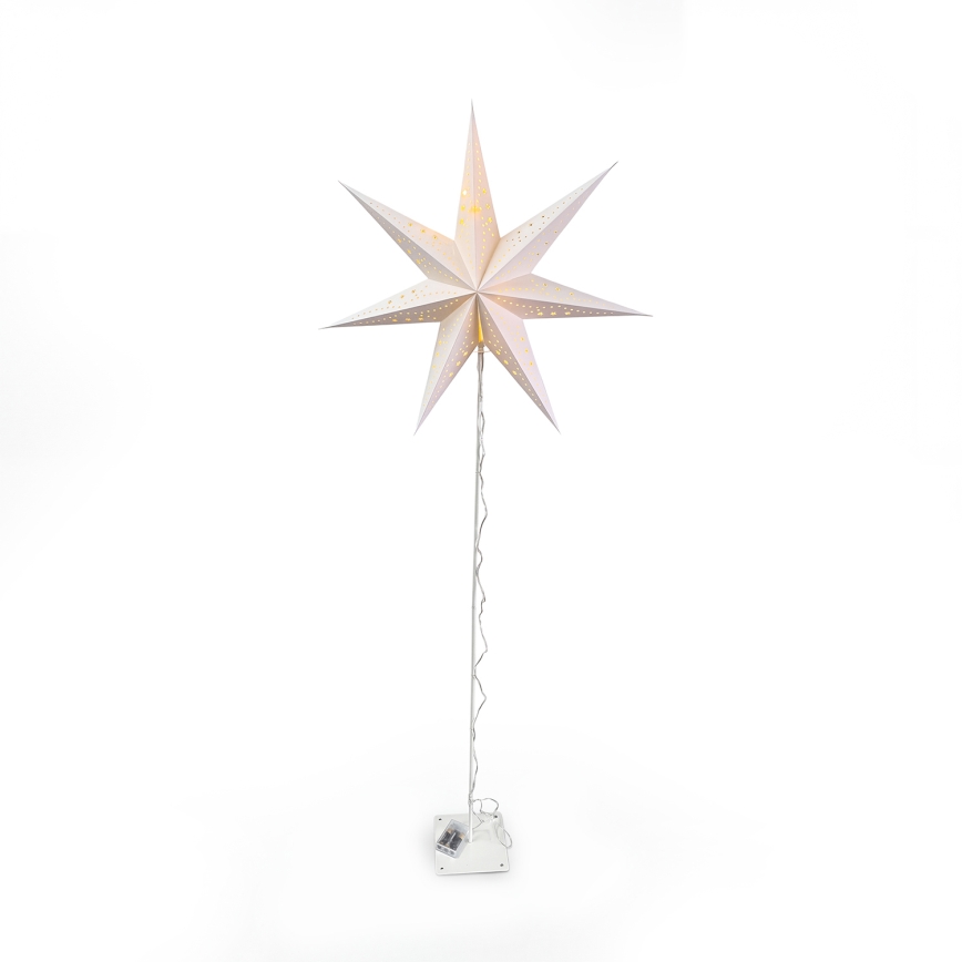 BRILAGI - Decoração de Natal LED/3xAA 60 cm estrela