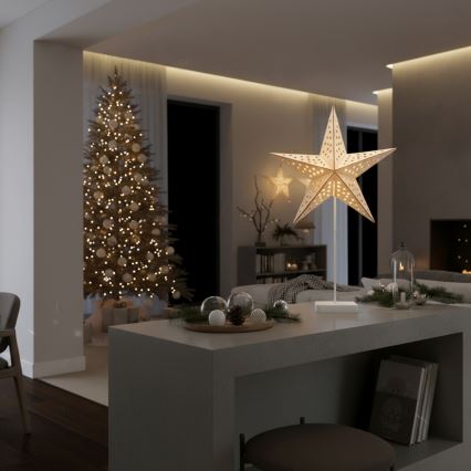 Brilagi - Decoração de Natal LED/3xAA 62x40 cm estrela