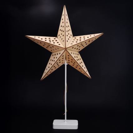 Brilagi - Decoração de Natal LED/3xAA 62x40 cm estrela