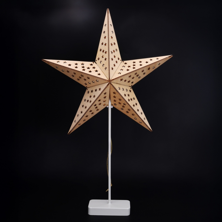 Brilagi - Decoração de Natal LED/3xAA 62x40 cm estrela