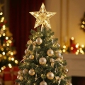 BRILAGI - decoração de Natal LED/3xAA estrela 17 cm branca quente