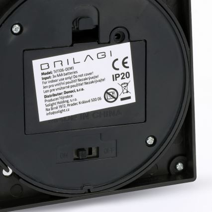 Brilagi - Decoração de Natal LED/3xAAA lanterna