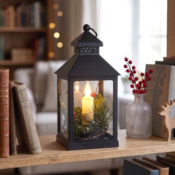 BRILAGI - Decoração de Natal LED/3xAAA lanterna preta
