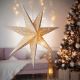 Brilagi - Decoração de Natal LED LED/2xAA estrela branco quente