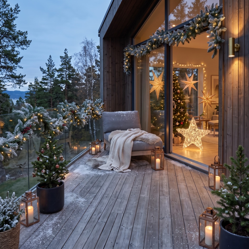 BRILAGI - Decoração de Natal LED para exterior LED/3,3W/230V IP44 50 cm estrela