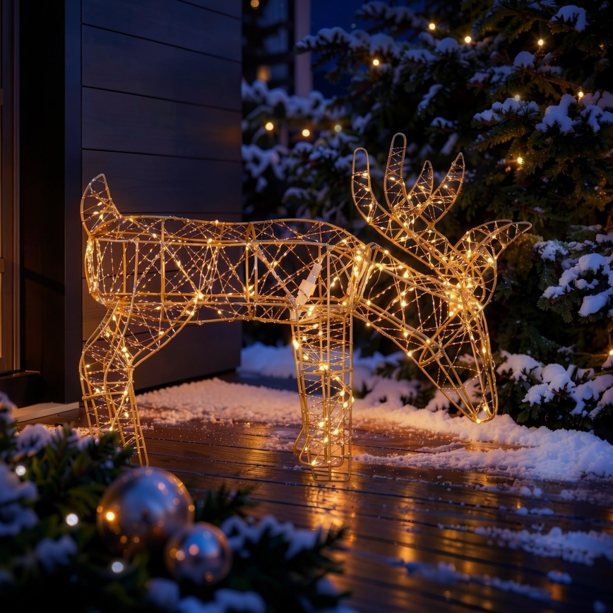 BRILAGI - Decoração de Natal LED para exterior LED/3,3W/230V IP44 56x43 cm rena